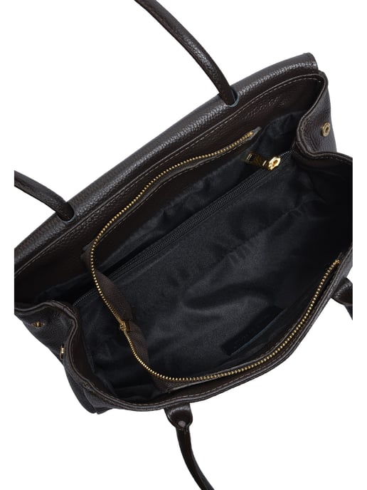 Isabella Rhea Two-Tone Cowhide Leather Bag - Image 4