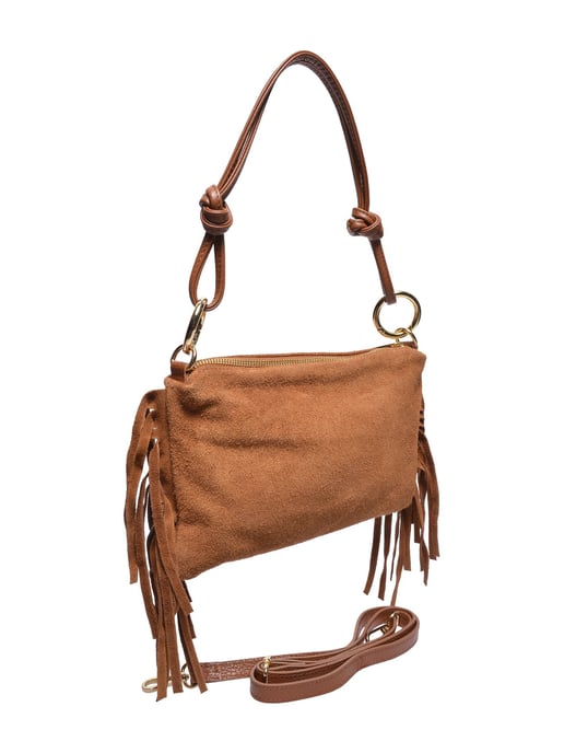 Roberta M COGNAC Rundleer Tas - Image 2