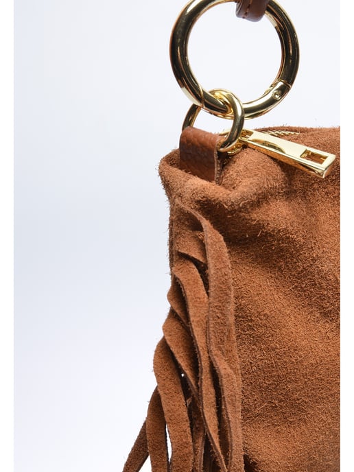 Roberta M COGNAC Rundleer Tas - Image 3