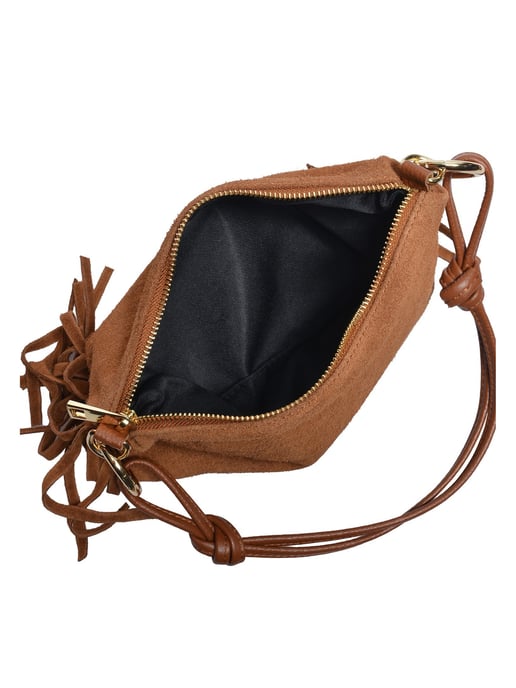 Roberta M COGNAC Rundleer Tas - Image 4