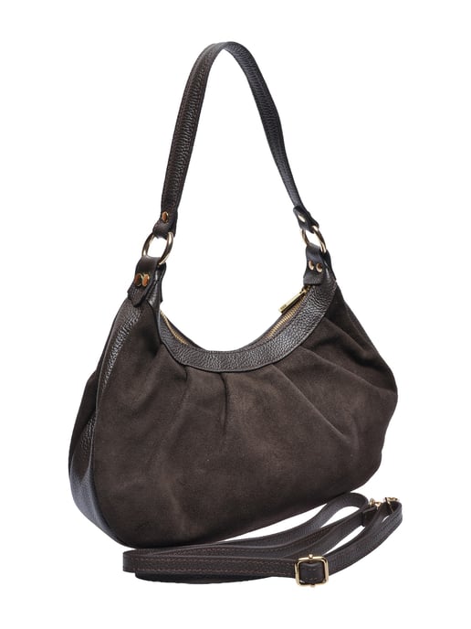 Roberta M Tweekleurig Rundleer Tas - Image 2