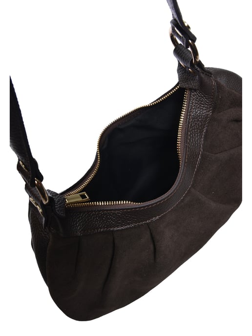 Roberta M Tweekleurig Rundleer Tas - Image 4