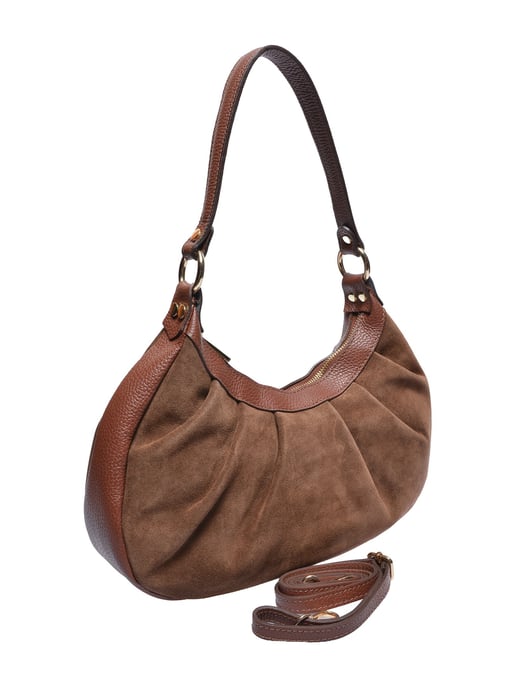 Roberta M COGNAC Rundleer Tas - Image 2