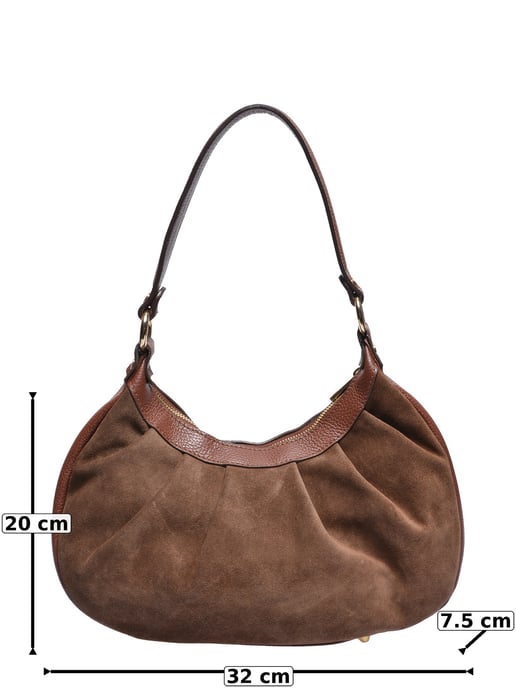 Roberta M COGNAC Rundleer Tas - Image 5