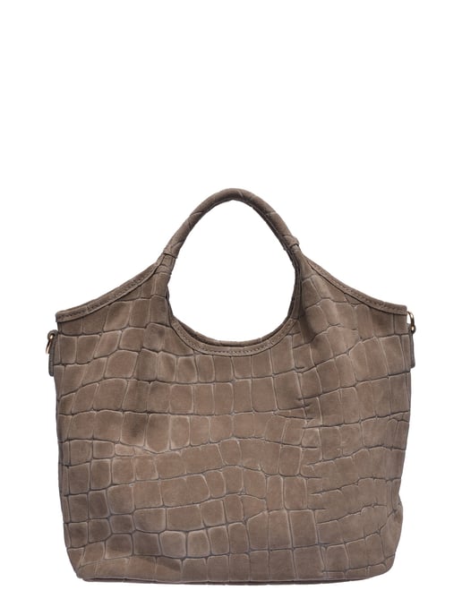 Anna Luchini Beige Cowhide Leather Bag - Image 1