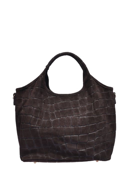 Anna Luchini Chestnut Brown Leather Bag - Image 1