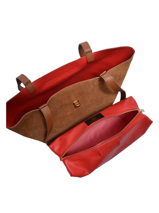 Roberta M COGNAC Leather Bag - Image 4
