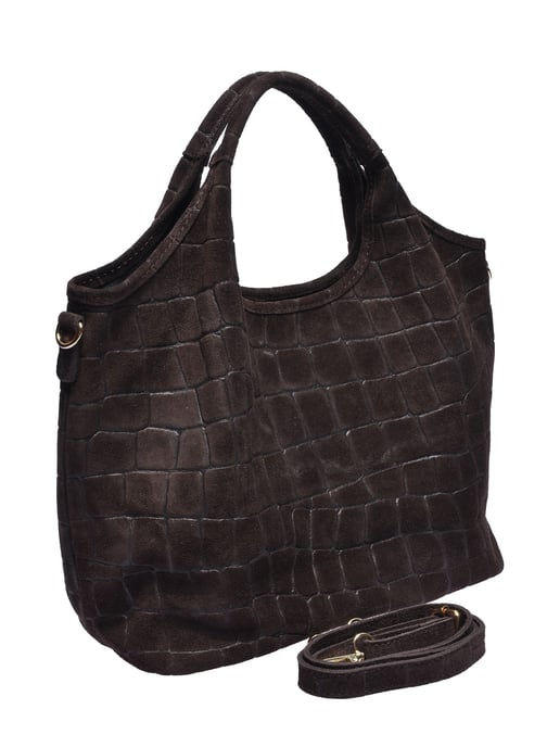 Anna Luchini Chestnut Brown Leather Bag - Image 2