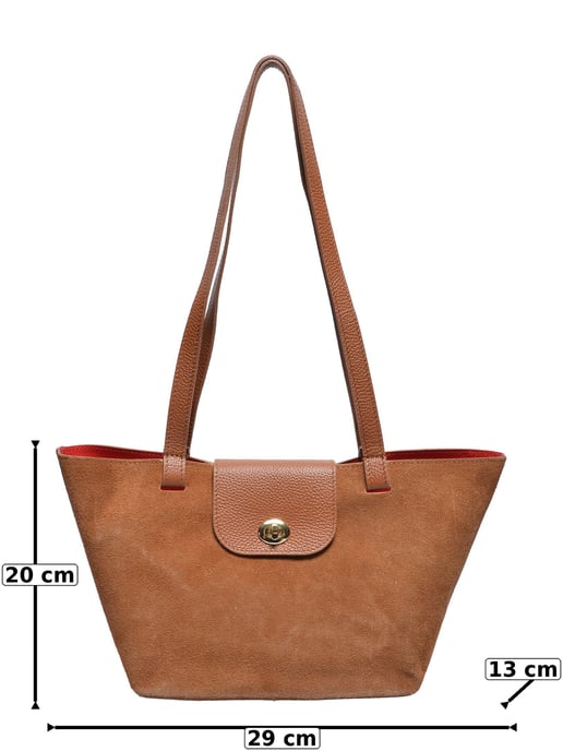 Roberta M COGNAC Leather Bag - Image 5