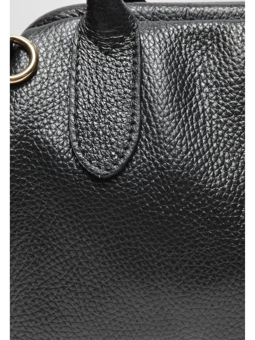 Isabella Rhea Black Cowhide Leather Bag - Image 3