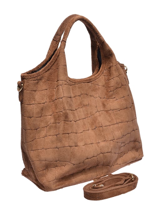 Anna Luchini Brown Cowhide Leather Bag - Image 2