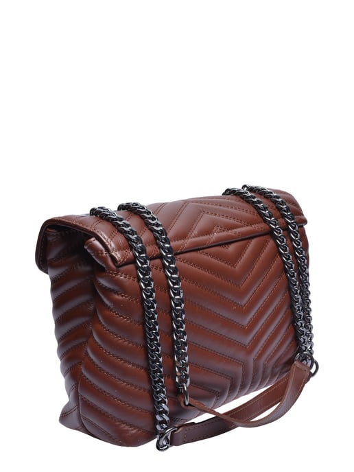 Luisa Vannini BROWN Rundleer Tas - Image 2
