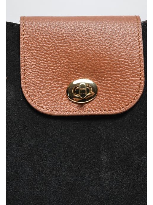 Roberta M BLACK Cowhide Leather Bag - Image 3
