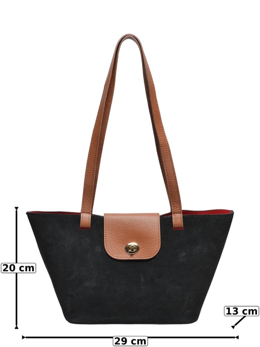 Roberta M BLACK Cowhide Leather Bag - Image 5
