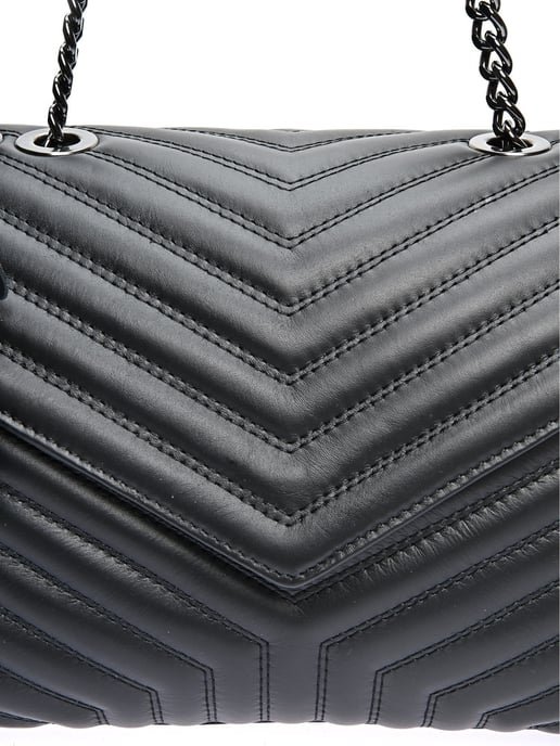 Luisa Vannini ZWART Rundleer Tas - Image 3