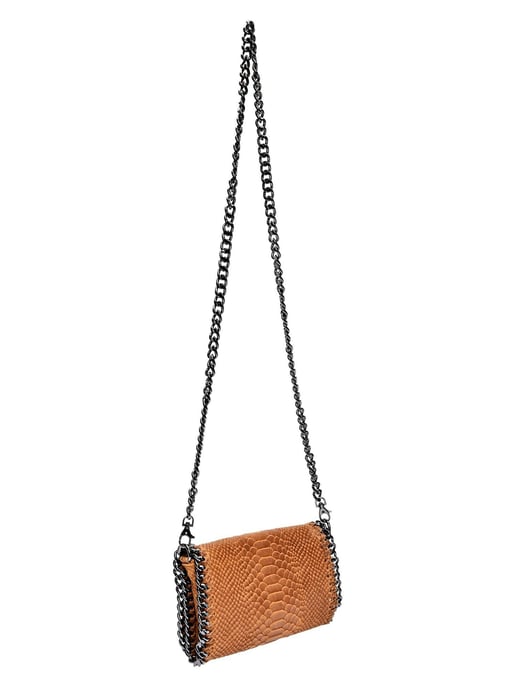 Luisa Vannini COGNAC Rundleer Tas - Image 2