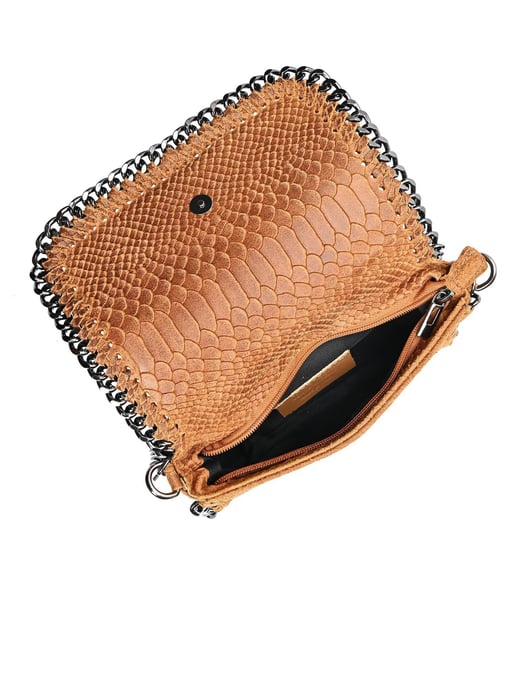 Luisa Vannini COGNAC Rundleer Tas - Image 4