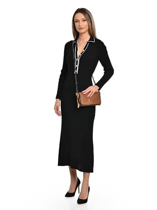 Luisa Vannini COGNAC Rundleer Tas - Image 5