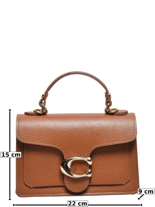Roberta M COGNAC Cow Leather Bag - Image 5