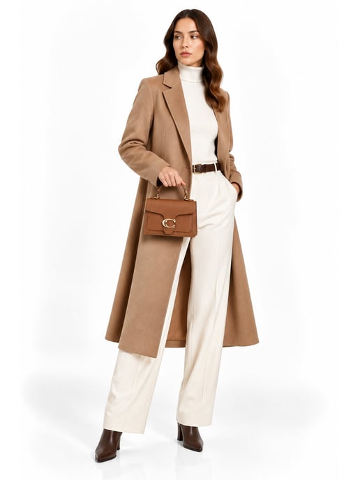 Roberta M COGNAC Cow Leather Bag - Image 6