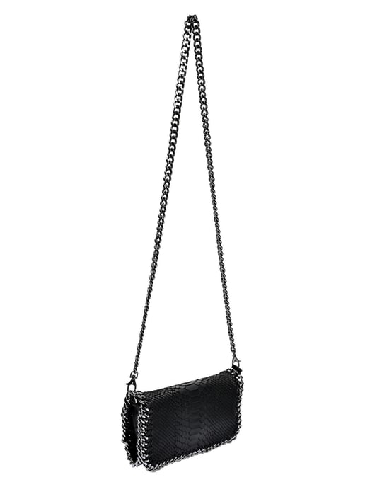 Luisa Vannini ZWART Rundleer Tas - Image 2