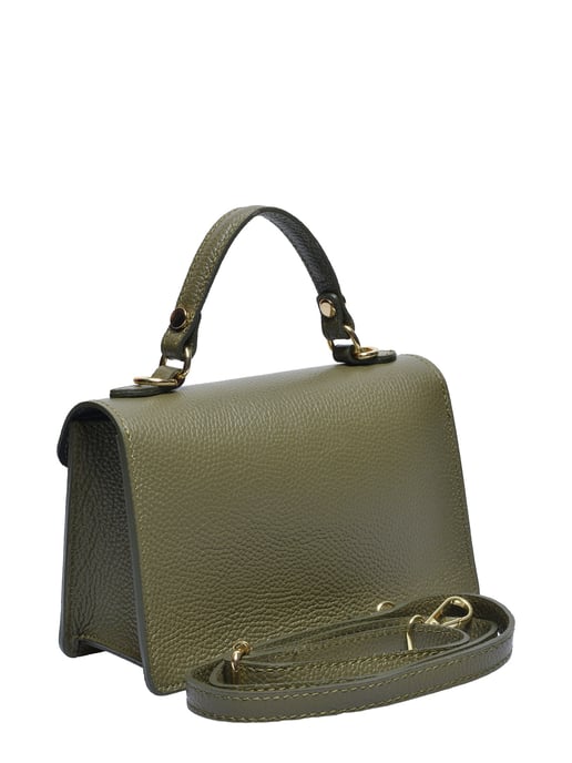 Roberta M Two-Tone Cowhide Leather Bag - Image 2