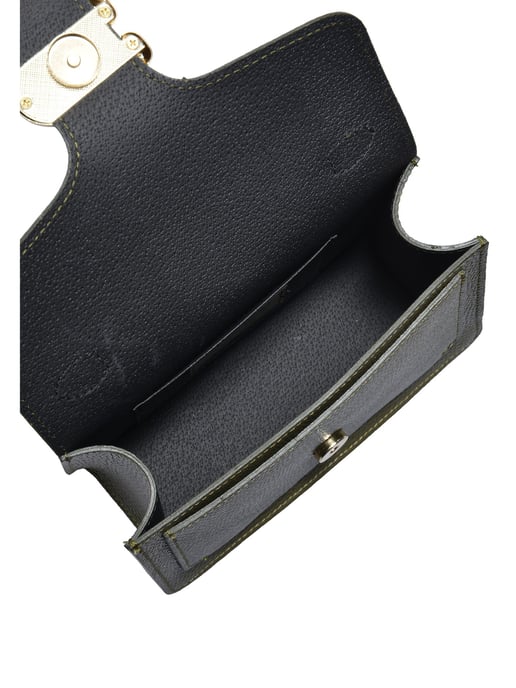 Roberta M Two-Tone Cowhide Leather Bag - Image 4