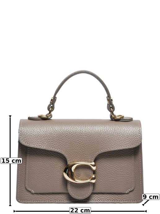 Roberta M Beige Cowhide Leather Bag - Image 5