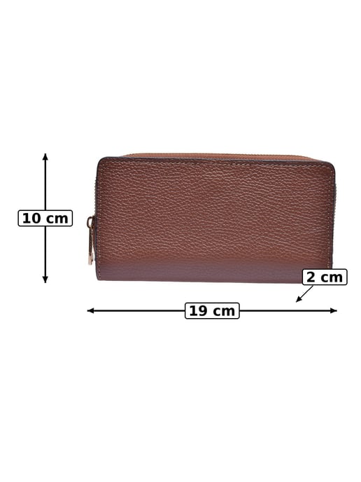 Anna Luchini Chestnut Brown Cowhide Leather Bag - Image 5