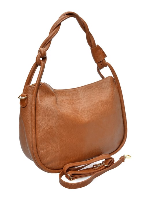 Luisa Vannini COGNAC Rundleer Tas - Image 2