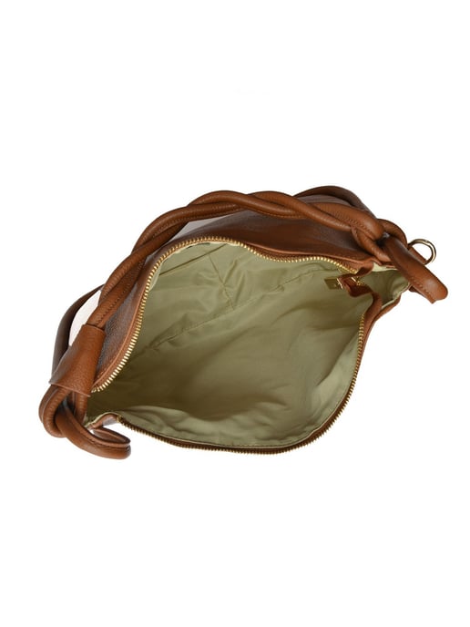 Luisa Vannini COGNAC Rundleer Tas - Image 4