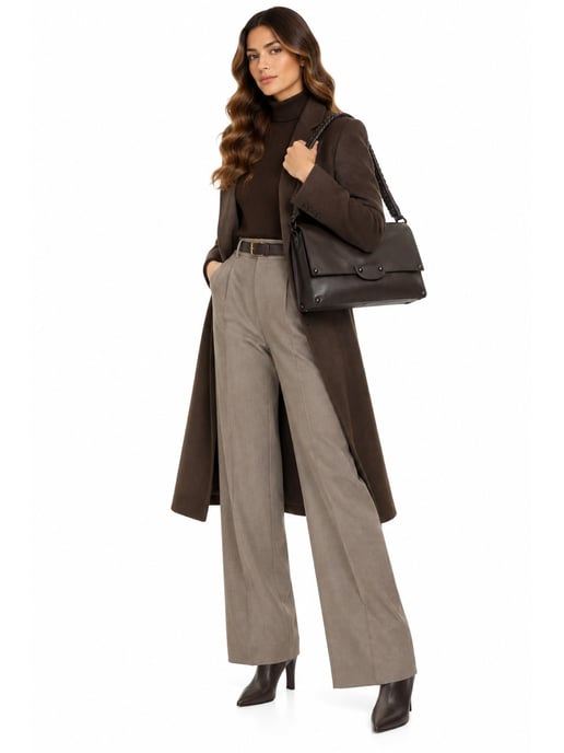 Isabella Rhea Two-Tone Cowhide Leather Bag - Image 5