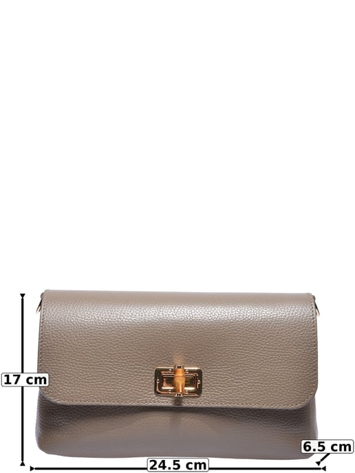 Roberta M Beige Cowhide Leather Bag - Image 5