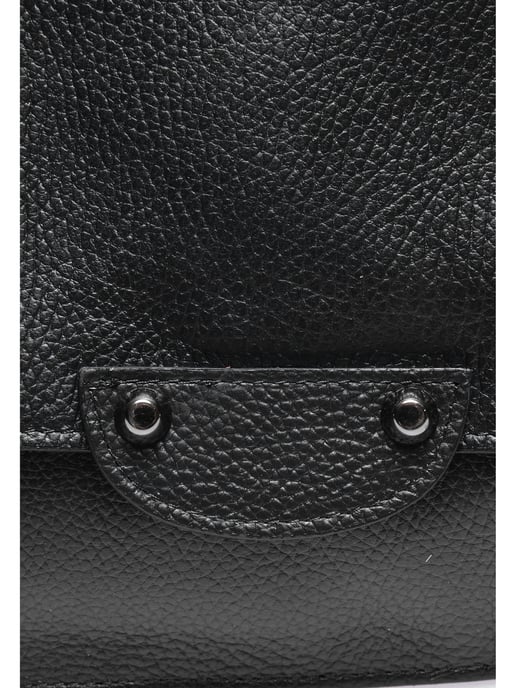 Isabella Rhea Black Cowhide Leather Bag - Image 3