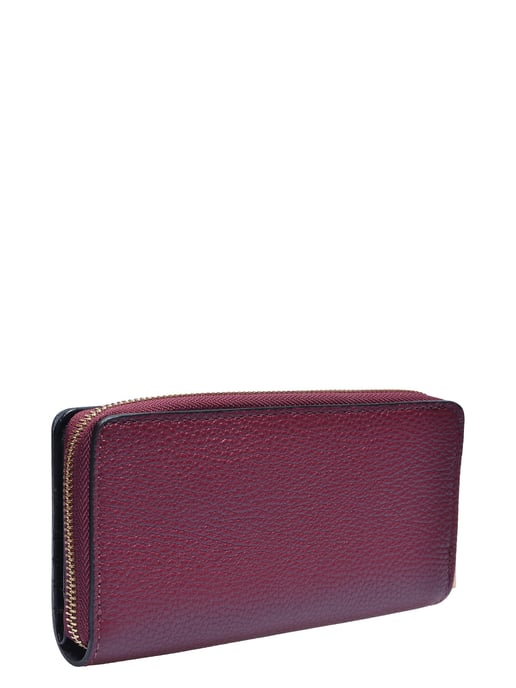 Anna Luchini Wine-Coloured Cowhide Leather Bag - Image 2