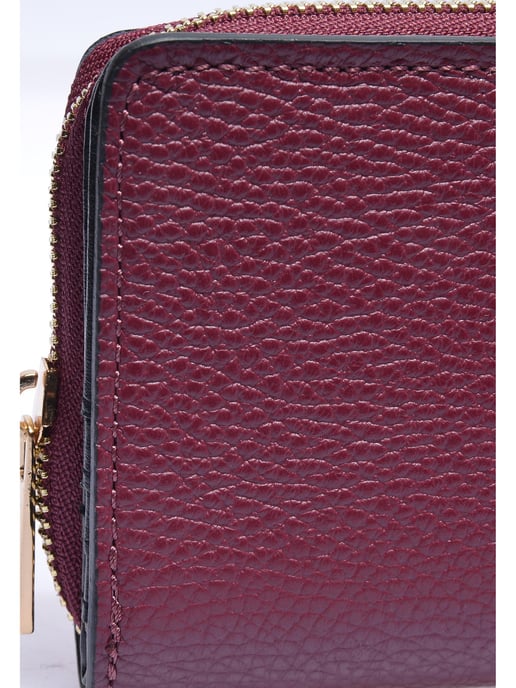 Anna Luchini Wine-Coloured Cowhide Leather Bag - Image 3