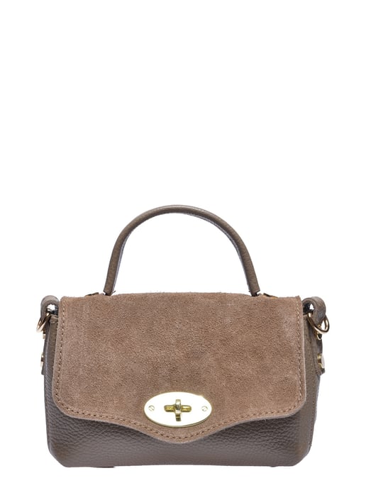 Roberta M Beige Cowhide Leather Bag - Image 1