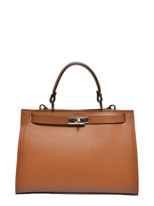 Roberta M COGNAC Rundleer Tas - Image 1