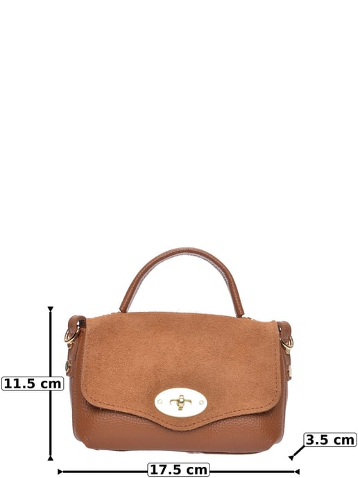 Roberta M Brown Cowhide Leather Bag - Image 6