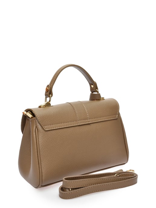 Roberta M Beige Rundleer Tas - Image 2