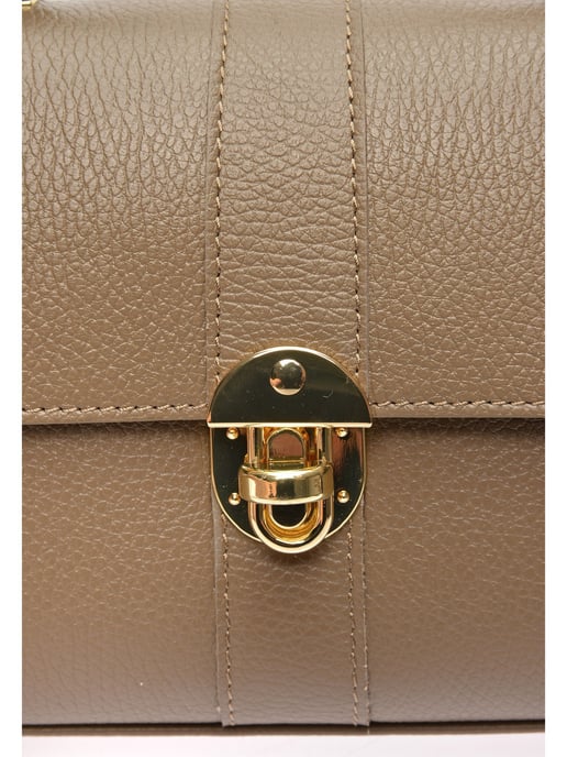Roberta M Beige Rundleer Tas - Image 3
