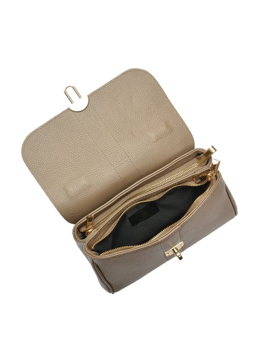 Roberta M Beige Rundleer Tas - Image 4