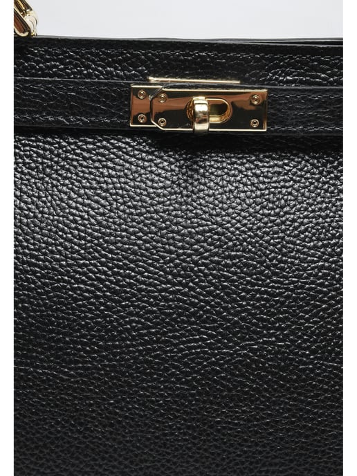 Roberta M ZWART Rundleer Tas - Image 3