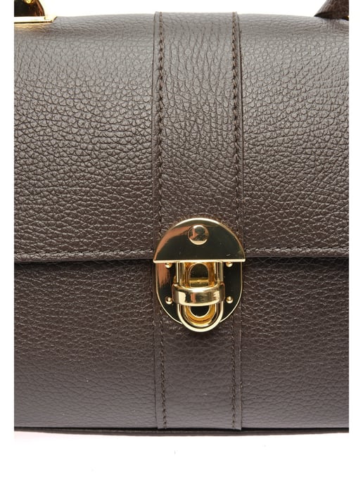 Roberta M Bordeauxrood Rundleer Tas - Image 3