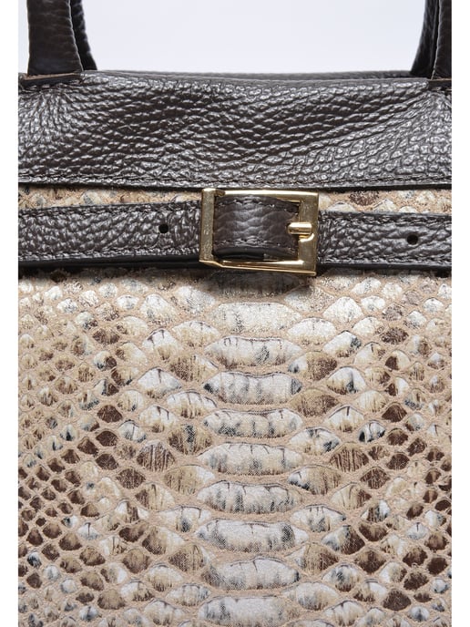 Isabella Rhea Chestnut Brown Cowhide Leather Bag - Image 3