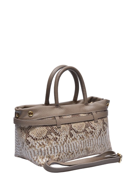 Isabella Rhea Beige Cow Leather Bag - Image 2