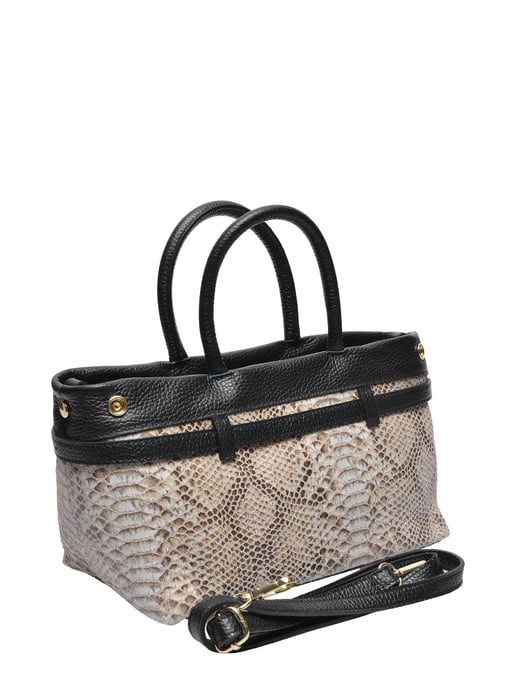 Isabella Rhea Black Leather Handbag - Image 2