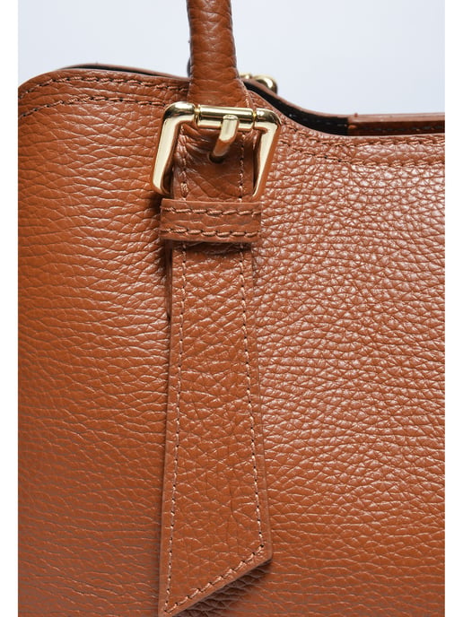 Roberta M COGNAC Leather Tote Bag - Image 3