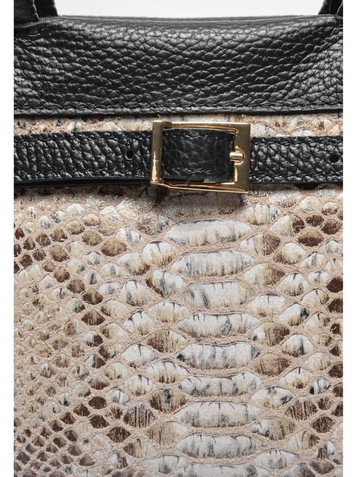 Isabella Rhea Black Leather Handbag - Image 3