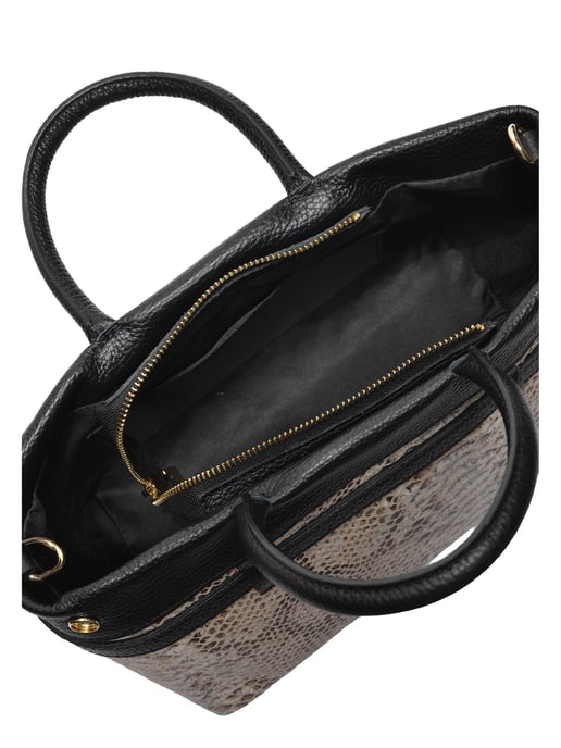 Isabella Rhea Black Leather Handbag - Image 4